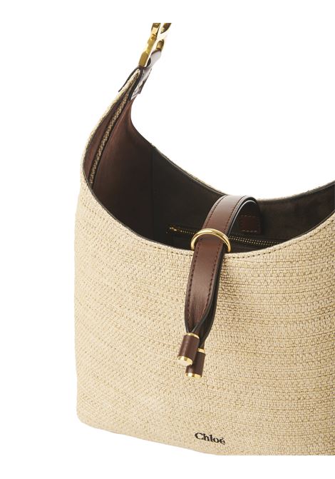 Borsa Hobo Marcie Piccola In Fibre Effetto Rafia Hot Sand CHLOÉ | 25US629P1924P