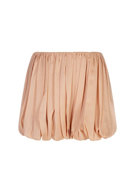 Mini Shorts Stile Bloomer In Charmeuse Di Seta Clay Pink CHLOÉ | 25USH043296H9