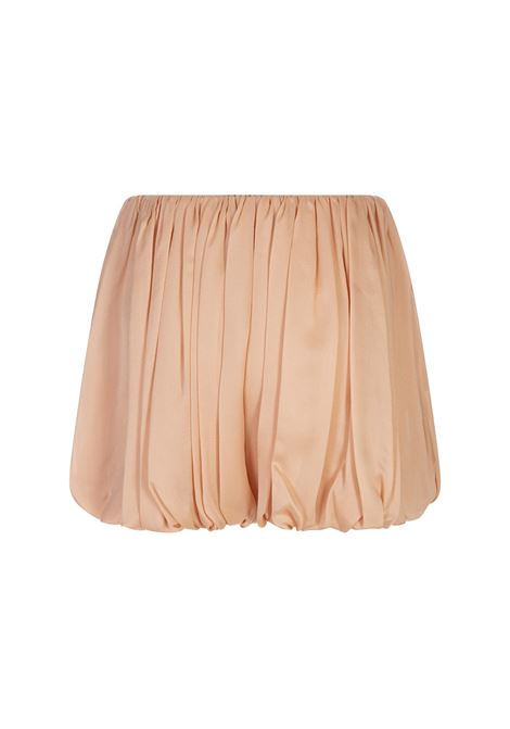 Mini Shorts Stile Bloomer In Charmeuse Di Seta Clay Pink CHLOÉ | 25USH043296H9