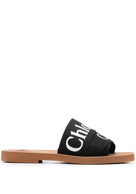 Sabot Piatto Woody Neri CHLOÉ | C22U188Z3001