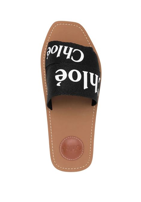 Sabot Piatto Woody Neri CHLOÉ | C22U188Z3001