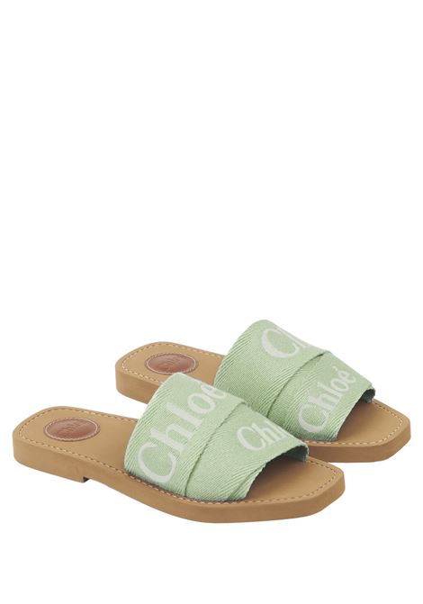 Sabot Piatti Woody Spearmint CHLOÉ | C23U188EF33B