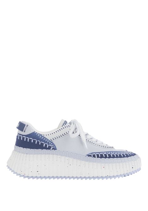 Ashes Blue Nama Sneakers CHLOÉ | C24A00RMS44J