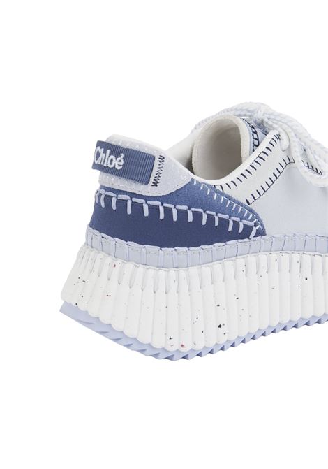 Ashes Blue Nama Sneakers CHLOÉ | C24A00RMS44J