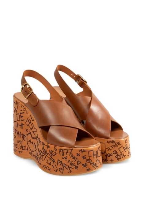 Sandali Con Zeppa Maxime CHLOÉ | C24A02YLU27T