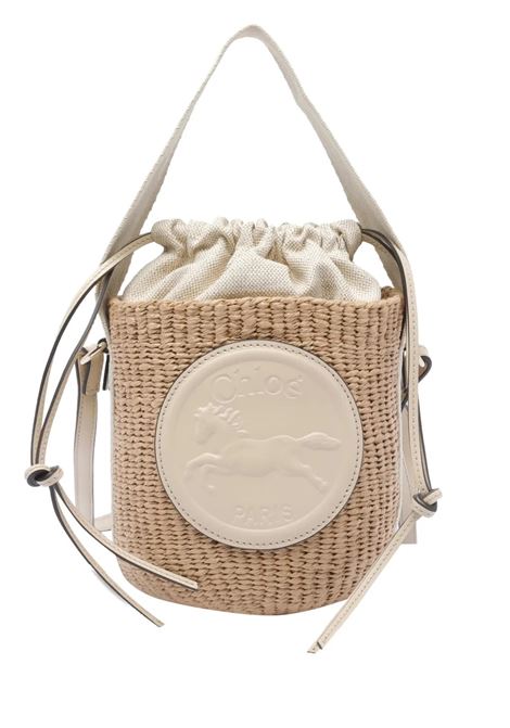 Borsa Cesto Piccola Horse Medal In Deep Ivory CHLOÉ | C25SS592O8222J
