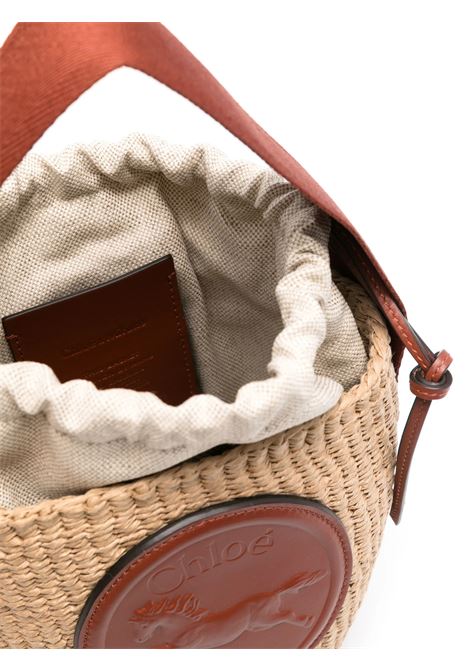 Borsa Cesto Piccola Horse Medal In Sepia Brown CHLOÉ | C25SS592O8227S