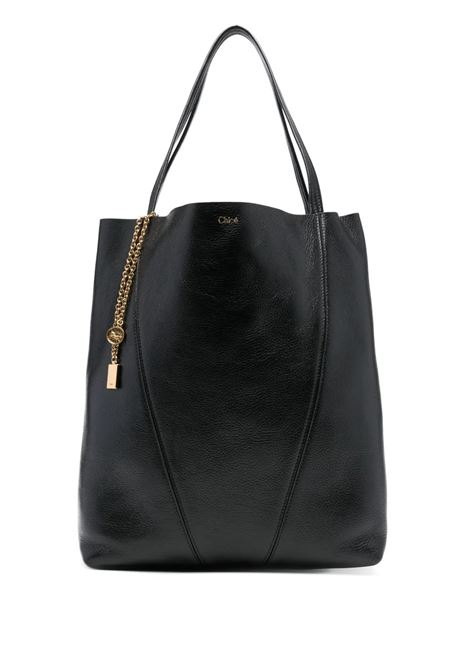 Tote Bag Grande Chloé Spin Nera CHLOÉ | C25SS810N84001