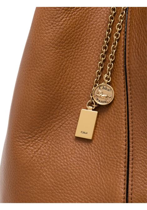 Tote Bag Grande Chloé Spin Clay Brown CHLOÉ | C25SS810N8426M