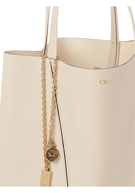 Tote Bag Chloé Spin In Pelle Granata Sweet Beige CHLOÉ | C25SS811N8424Q