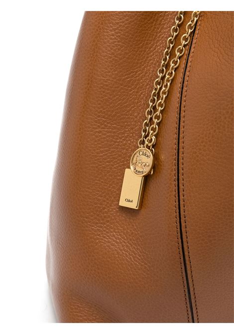 Tote Bag Chloé Spin In Pelle Granata Clay Brown CHLOÉ | C25SS811N8426M