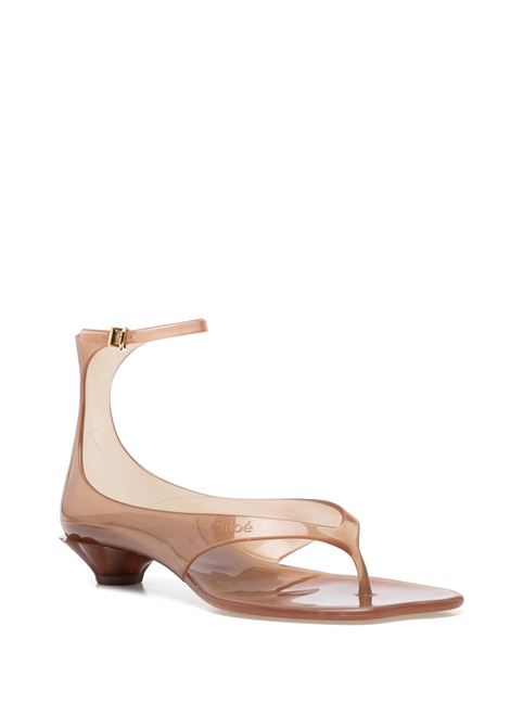Sandali Chloé Jelly Sunny Brown CHLOÉ | C25U09VRQ260