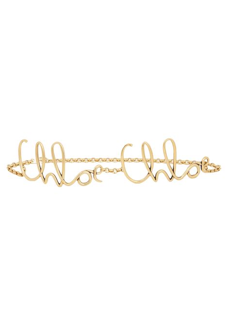 Cintura a Catena Chloé Iconic in Vintage Gold CHLOÉ | C25UC019CB79DC