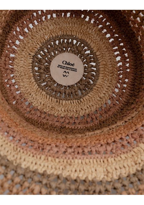 Cappello Bucket Intrecciato In Beige CHLOÉ | C25UD023CRB2YA