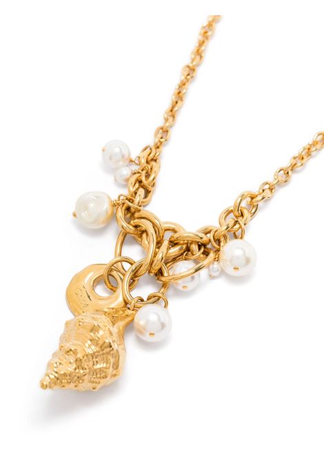 Collana Con Ciondolo Chloé Shells in Vintage Gold CHLOÉ | C25UFO22LBR9DC