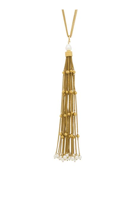 Collana Con Ciondolo Chloé Shells in Vintage Gold CHLOÉ | C25UFO25SYP9DC
