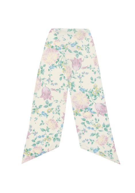 Foulard A Fascia Larga Peonies in Seedpearl Beige CHLOÉ | C25UT082CHS24T