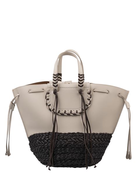 Borsa Bolero - White and Black CUBA LAB | Borse | BOLEROOFFWHITE BLACK