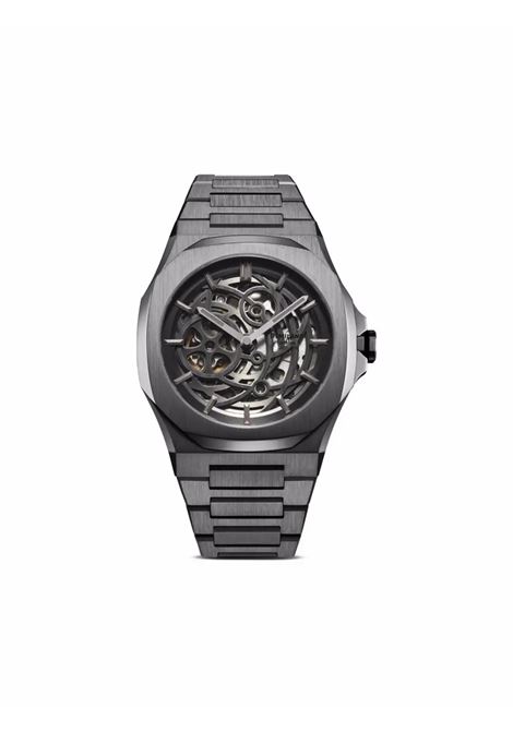 Orologio Skeleton Rubber Gun Metal 41.5 mm D1 MILANO | Orologi | D1-SKBJ11