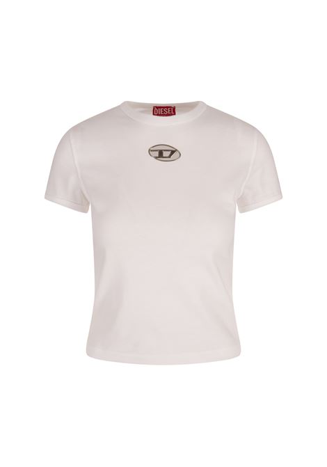 T-Shirt T-Uncutie-Long-Od-Q1 Bianca DIESEL | A16839-0CLBR100