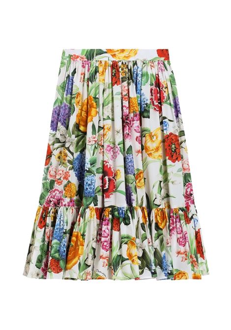 Flower Print Skirt DOLCE & GABBANA KIDS | Skirts | L55I53-HS5S5HA5KU