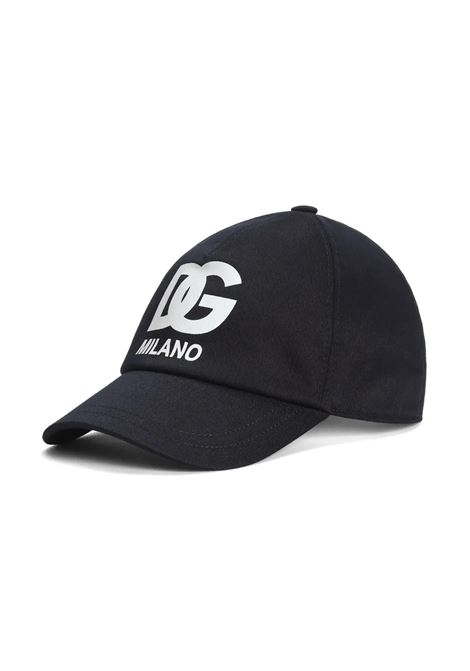 Cappello da Baseball Blu Con Logo DG DOLCE & GABBANA KIDS | Cappelli | LB4H80-G7O2VB3681