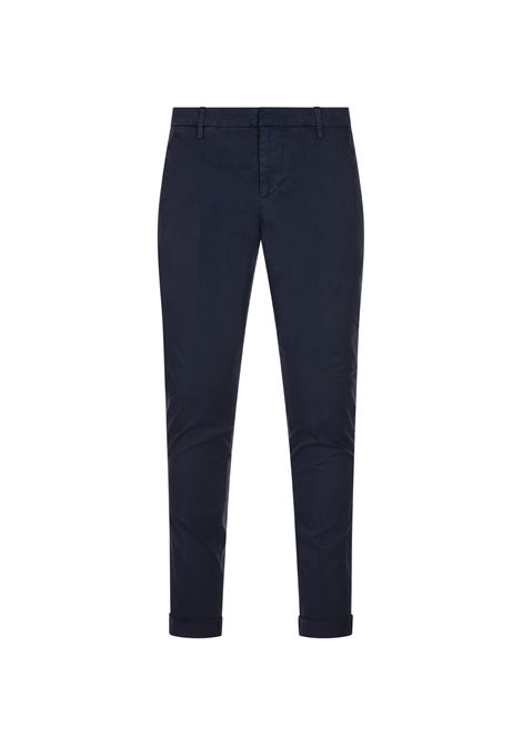 Pantaloni Gaubert Slim Chino In Gabardina Manopesca Blu DONDUP | Pantaloni | UP235-GSE046 IZ1866