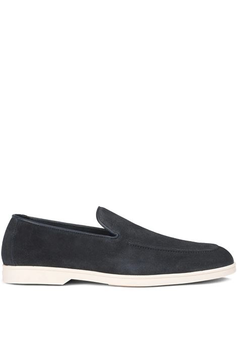 Mocassini In Suede Blu DOUCAL'S | mocassini e Sabot | DU3413NWMAUY009GB15