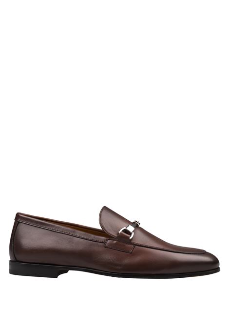 Mocassini In Nappa Marrone Con Morsetto DOUCAL'S | DU3405PANNUF259TM04