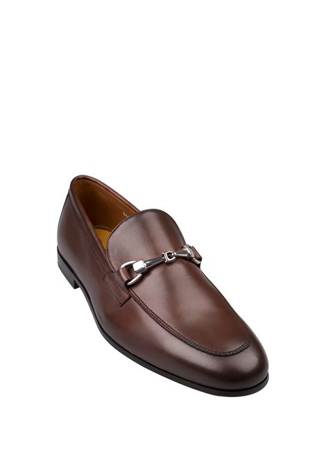 Mocassini In Nappa Marrone Con Morsetto DOUCAL'S | DU3405PANNUF259TM04