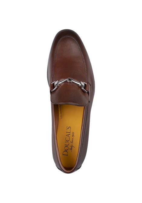 Mocassini In Nappa Marrone Con Morsetto DOUCAL'S | DU3405PANNUF259TM04