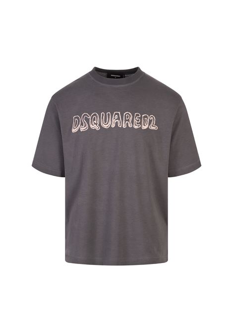 Best Fade Loose Fit Cartoon Logo T-Shirt DSQUARED2 | S71GD1554-D20035814