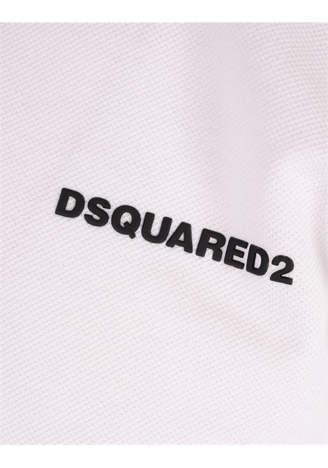 Polo Bianca Con Logo DSQUARED2 | S71GL0054-S22743100