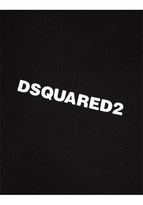 Polo Nera Con Logo DSQUARED2 | S71GL0054-S22743900