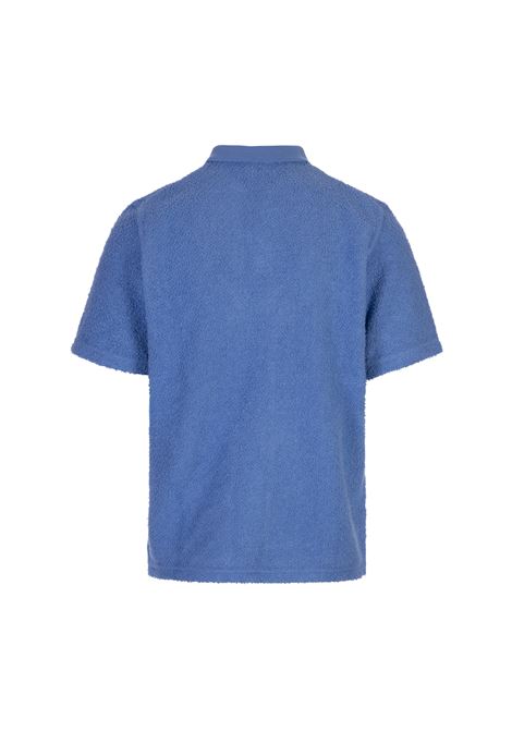 Dyed Tennis Fit Polo Sweatshirt Blu DSQUARED2 | S71GU0727-S25140242