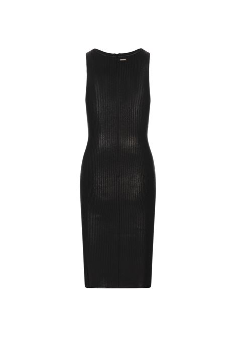 Shimmer Knit Midi Dress in Nero DSQUARED2 | S72CV0599-D13114900