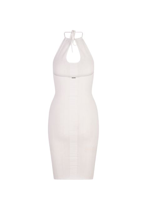 White Halterneck Midi Dress DSQUARED2 | S72CV0638-D13119100