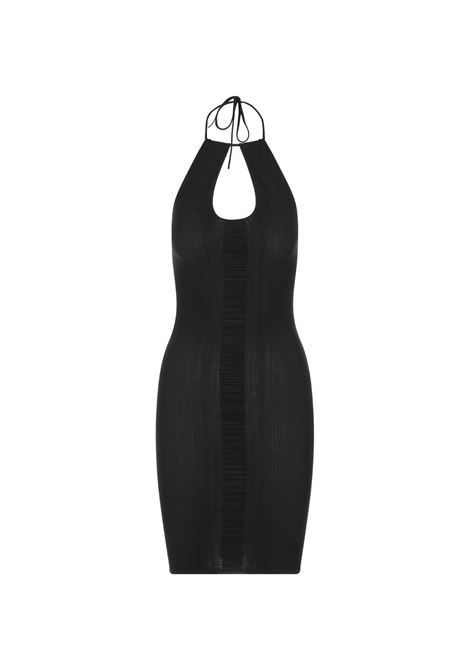 Abito Midi Nero Con Scollo Americano DSQUARED2 | S72CV0638-D13119900