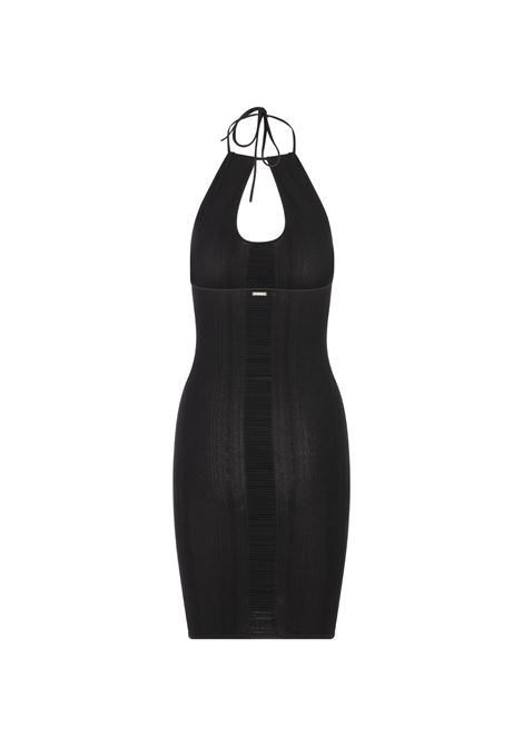 Abito Midi Nero Con Scollo Americano DSQUARED2 | S72CV0638-D13119900