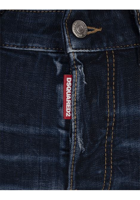 Dark White Line Wash Traveller Jeans DSQUARED2 | S72LB0826-S30664470