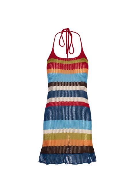 Abito Corto In Maglia Multicolore Summer Lovers DSQUARED2 | S73CU0317-D13131961
