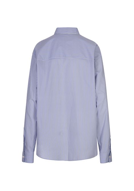 Summer Lovers Oversized Pinstripe Shirt DSQUARED2 | S73DL0280-D35285001S