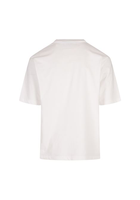 T-Shirt Bianca Ricamata Summer Lovers Loose Fit DSQUARED2 | S78GD0097-S24583100