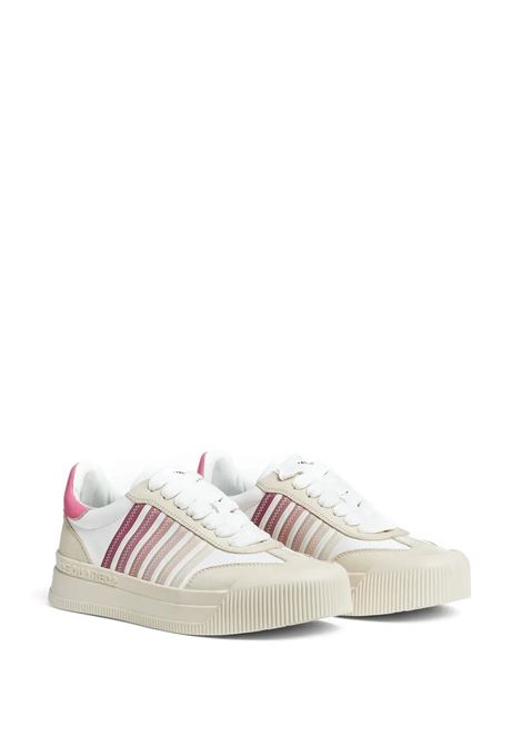 Sneakers New Jersey Bianche e Rosa DSQUARED2 | SNW0292-01508288M4092
