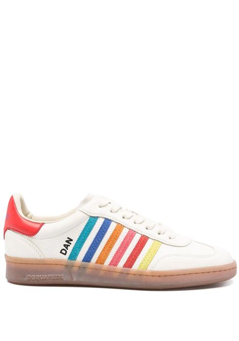 Sneakers Boxer Summer Lovers di Dsquared2 in Bianco DSQUARED2 | SNW0298-25107622M4121