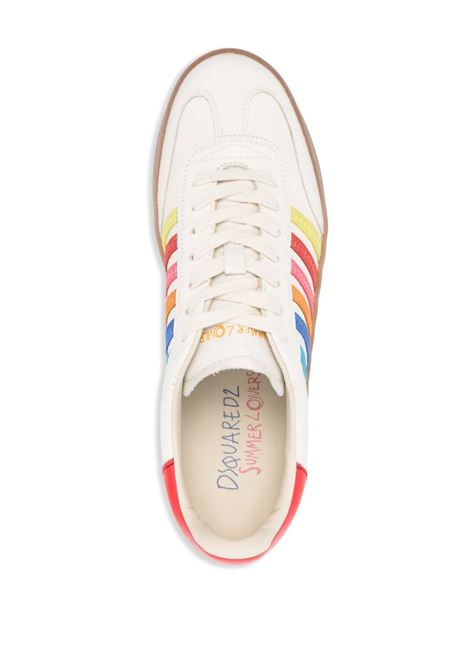 Sneakers Boxer Summer Lovers di Dsquared2 in Bianco DSQUARED2 | SNW0298-25107622M4121