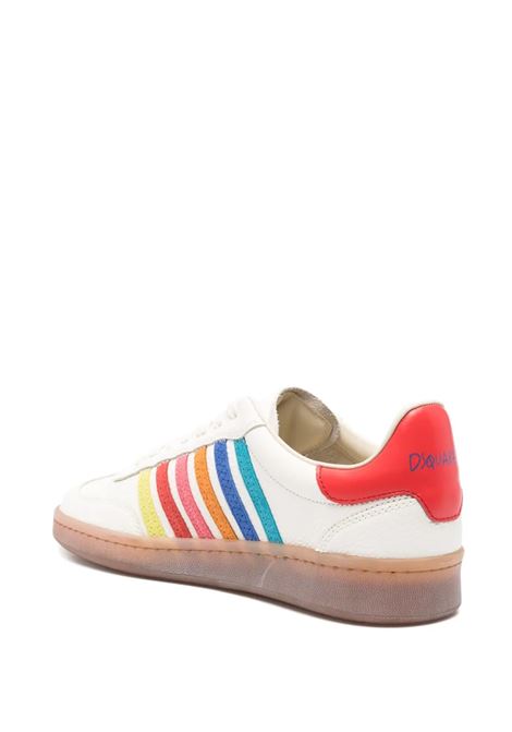 Sneakers Boxer Summer Lovers di Dsquared2 in Bianco DSQUARED2 | SNW0298-25107622M4121
