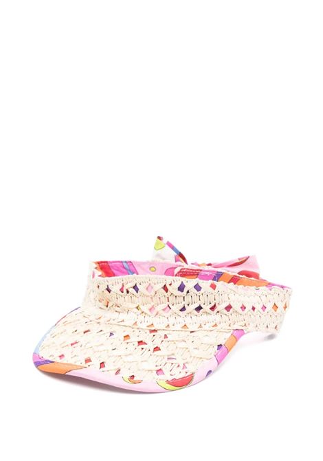 Visiera Con Stampa Fontana EMILIO PUCCI JUNIOR | Cappelli | PW0A97-Z2962106