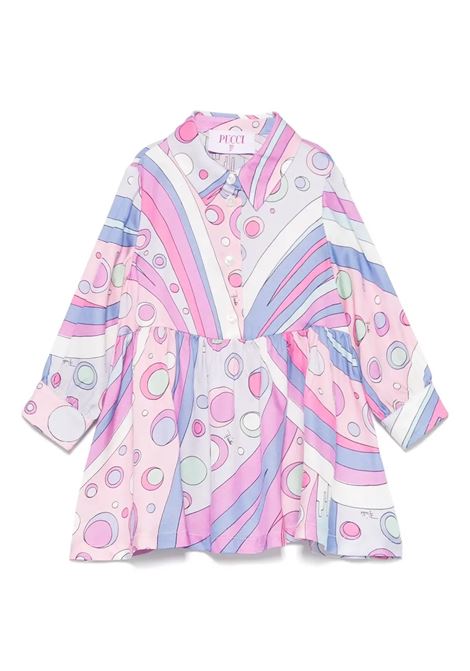 Chemisier Dress With Fontane Print EMILIO PUCCI JUNIOR | Dress And Jumpsuit | PW1110-K0228511MC