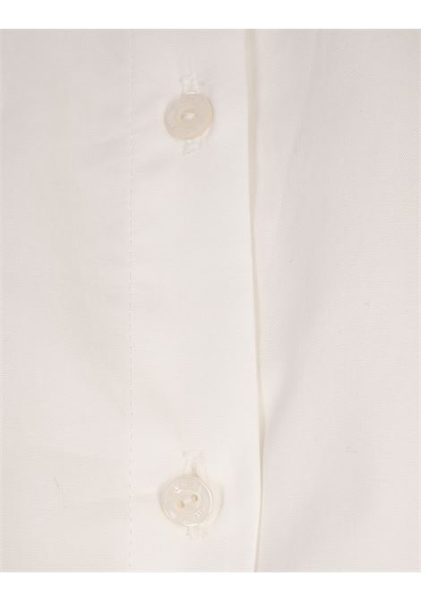 3/4 Sleeve Midi Dress in White ERDEM | VC25-D911-WETFPLIVORY